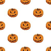 Illustration on theme big colored pattern Halloween vector