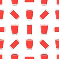 Illustration on theme big colored lemonade in glass cup vector