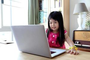 Kid with Laptop photo