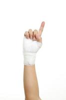 Hand with Bandage photo