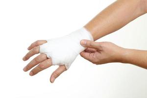 Hands with Bandage photo