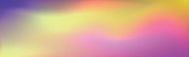 Blurred large panoramic summer background multicolored gradient vector