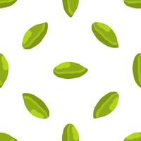 Illustration on theme big pattern identical types pistachio vector