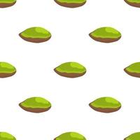 Illustration on theme big pattern identical types pistachio vector