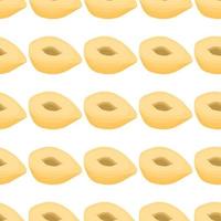 Illustration on theme big pattern identical types hazelnut vector