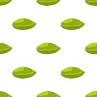 Illustration on theme big pattern identical types pistachio vector