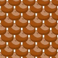 Illustration on theme big pattern identical types hazelnut vector