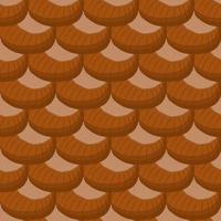 Illustration on theme big pattern identical types hazelnut vector