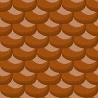 Illustration on theme big pattern identical types hazelnut vector