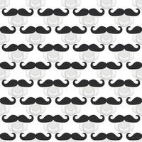 Illustration on theme seamless pattern baby pacifiers vector