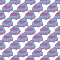 Abstract seamless plastic baby pots with comfortable handle vector