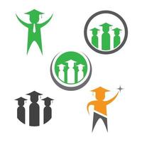 Education logo design vector