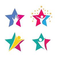 Star logo images vector