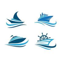 imágenes de logo de crucero vector