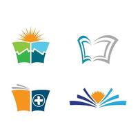 Book logo images vector