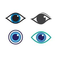 Eye care logo images vector