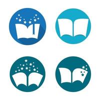 Book logo images vector