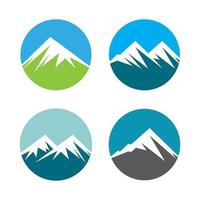 Mountain logo images vector