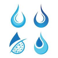 Water drop logo images vector