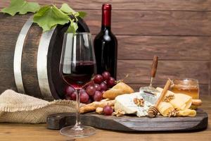 Wooden barrel wine tapa. High quality beautiful photo concept