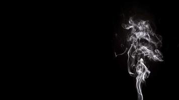 Smoke shapes movement black background with copy space writing text. High quality beautiful photo concept