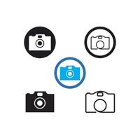 Camera logo vector