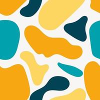 Colorful Abstract Liquid Shapes Seamless Repeat Pattern vector