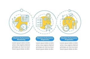 Technologies tasks vector infographic template