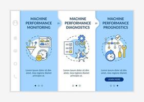 Digital twin tasks onboarding vector template