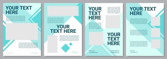 Industry service modern brochure template vector