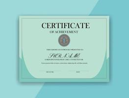 Commercial Certificate of Appreciation Design vector