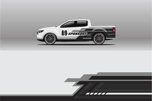 Car wrap company design vector. Graphic background designs for vehicle vector