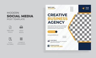 creative Digital business marketing for social media post template vector