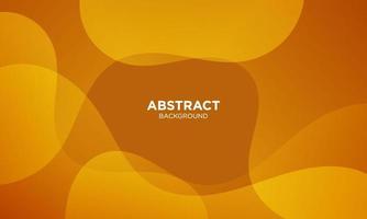 Abstract Orange Fluid Wave Background vector