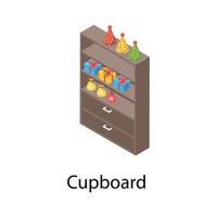 Trending Cupboard Concepts vector