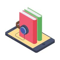 E Library Concepts vector