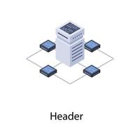 Data Center Concepts vector