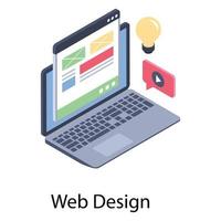 conceptos de diseño web vector