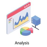 Web Analysis Concepts vector