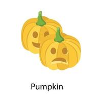Halloween Pumpkins Concepts vector