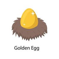 Golden Egg Concepts vector