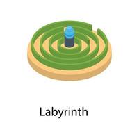 Trending Labyrinth Concepts vector