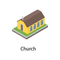 conceptos de la iglesia de tendencia vector