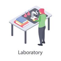 Scientific Laboratory Concepts vector