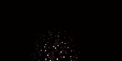 Dark Red vector backdrop with dots.