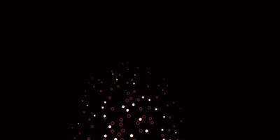 Dark Red vector backdrop with dots.