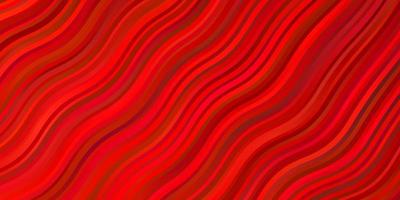 Light Red vector texture with curves.