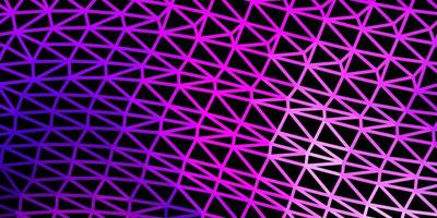 Light purple, pink vector triangle mosaic background.