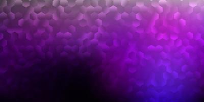 Dark purple vector background with hexagonal shapes.