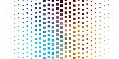 Light Blue, Yellow vector texture in rectangular style.